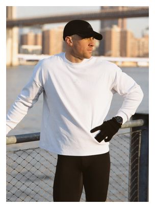 Camiseta de running de manga larga Monk CORE Hombre Blanco
