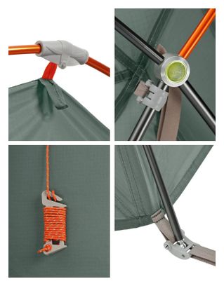 Tenda per 3 persone Vaude Allround Chapel XT 3P Verde
