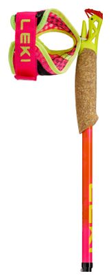 Bâtons Trail Running Pliables Leki Ultratrail FX.One SL Rose/Orange