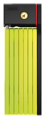 Abus Bordo vouwslot uGrip 5700 / 100cm Lime Green + SH stand