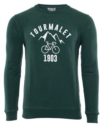 Sweat LeBram x Sport d'Epoque Tourmalet Vert Bouteille