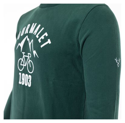 Sweat LeBram x Sport d'Epoque Tourmalet Vert Bouteille