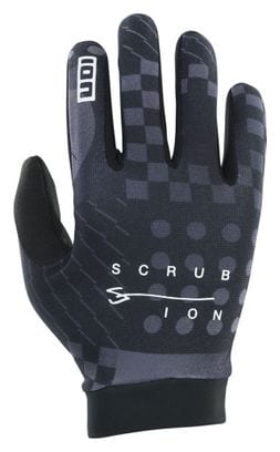 ION Bike Scrub Gloves Unisex Black Grey