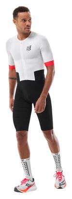 Compressport Stream Men's Triathlon Suit (White/Black)