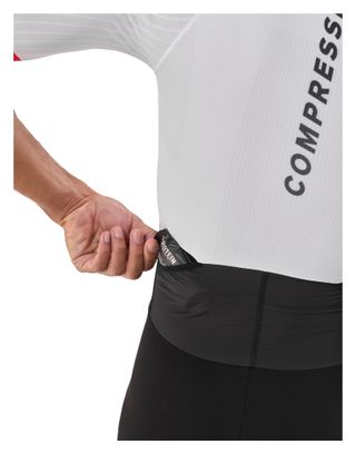 Compressport Stream Men's Triathlon Suit (White/Black)