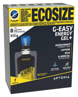8 energetische Aptonia-Langstreckengele G-Easy Lemon 64g