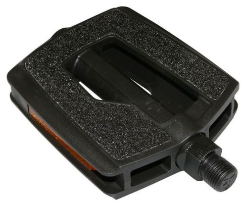 PEDALE CITY RESINE NOIR AVEC INSERTS SUPER GRIP 9-16  (PAIRE)