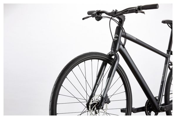 Cannondale Quick 4 Fitness Bike microSHIFT Advent 9S 700 mm Graphit Grau