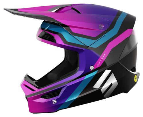 Shot Helmet Race Sky Purple Chrome