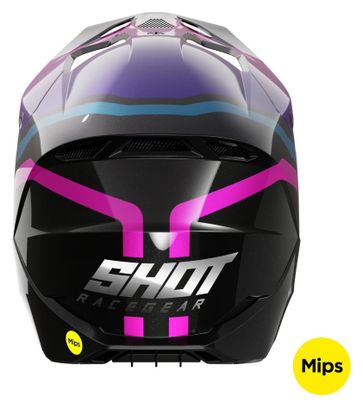 Shot Helmet Race Sky Purple Chrome