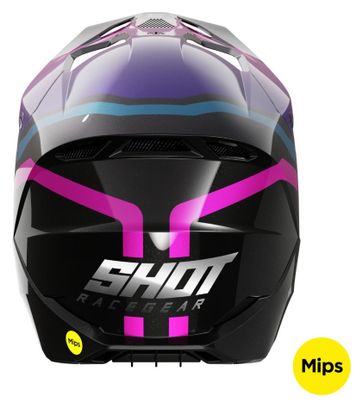 Casco Shot Race Sky Purple Chrome