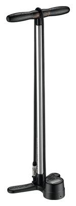 Pompa da pavimento Lezyne Shock Digital Drive (max 350 psi / 24,1 bar) argento / nero