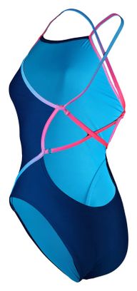 Maillot de bain Femme Essentials Diamond Back Bleu