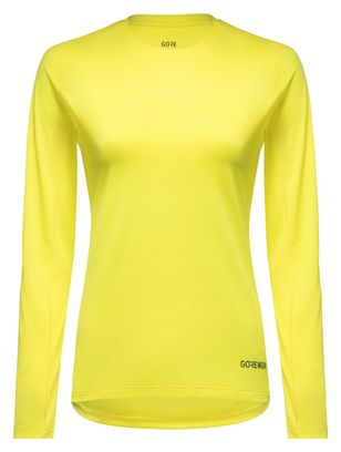 Maillot Manches Longues Femme Gore Wear Everyday Jaune