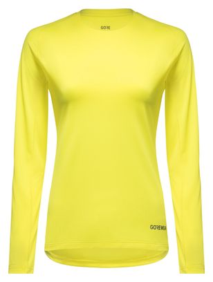 Langarmtrikot für Damen Gore Wear Everyday Gelb