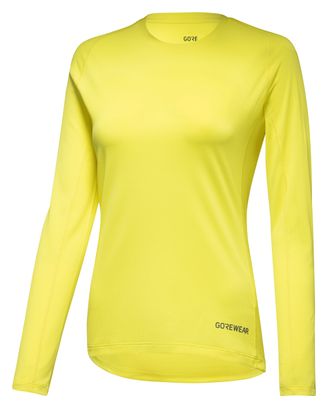 Langarmtrikot für Damen Gore Wear Everyday Gelb