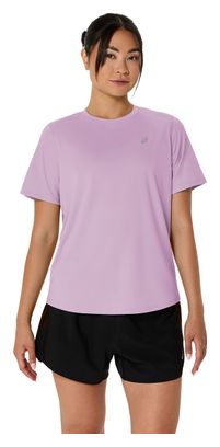 Camiseta de running Asics Core rosa para mujer
