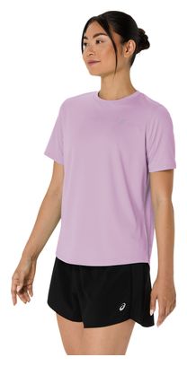 Camiseta de running Asics Core rosa para mujer