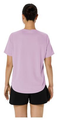 Camiseta de running Asics Core rosa para mujer