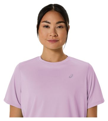 Camiseta de running Asics Core rosa para mujer