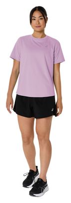 Camiseta de running Asics Core rosa para mujer