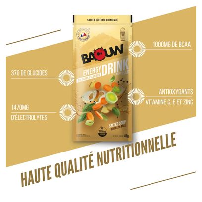 Boisson Isotonique Baouw Bouillon Salé - 45g