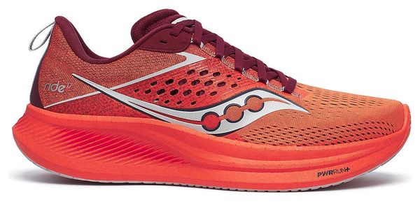 Saucony Running Ride 17 Rood Herenschoenen