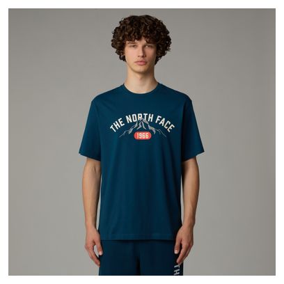 T-Shirt Manches Courtes The North Face Varsity Graphic Bleu