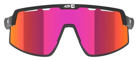 Coffret lunettes AZR Speed RX Noir mat/Rouge + 1 Écran incolore