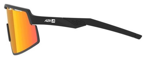 Coffret lunettes AZR Speed RX Noir mat/Rouge + 1 Écran incolore