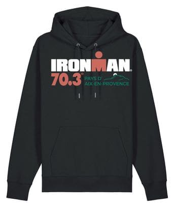 Ironman 70.3 Aix En Provence Kapuzenpullover Schwarz