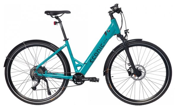 Eljoy Revolution Tempo Gooseneck Bafang 250W Electric City Bike Blue