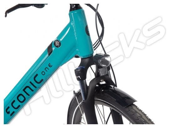 Eljoy Revolution Tempo Gooseneck Bafang 250W Electric City Bike Blue