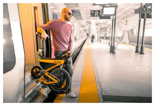 O2Feel Jim 6.1 269 Wh 16'' Gold Folding Electric Bike