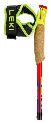 Bâtons Trail Running Pliables Leki Ultratrail FX.One Rouge/Violet