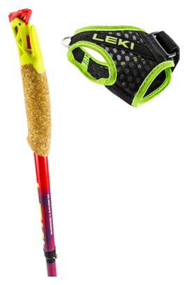 Bâtons Trail Running Pliables Leki Ultratrail FX.One Rouge/Violet
