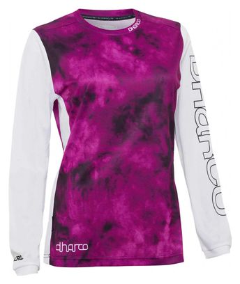 Dharco Women's Long Sleeve Jersey Gravity Maribor Pink/White