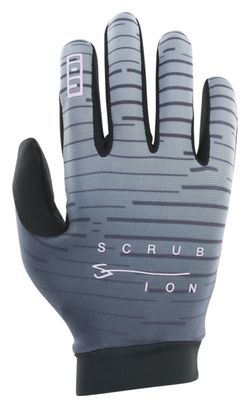 ION Bike Scrub Gloves Unisex Black Blue