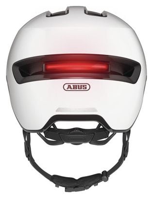 Abus Hud-Y Helmet Shiny White / White