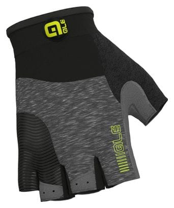 Kurze Handschuhe Alé Comfort Grau/Gelb