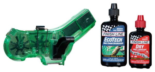 Finish Line Chain Cleaner + Dry Lubricant + Ecotech Degreaser