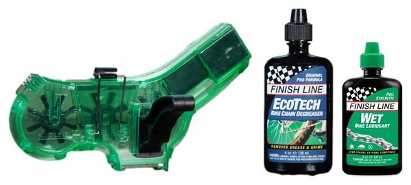 Finish Line Chain Cleaner + Dry Lubricant + Ecotech Degreaser