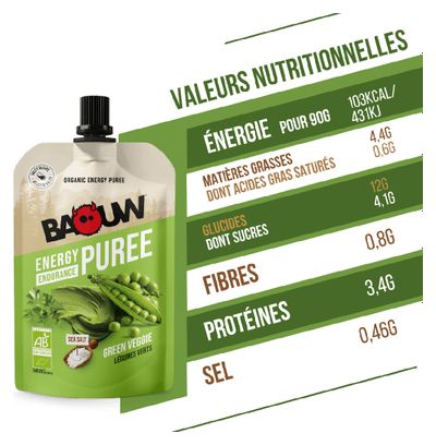 Baouw Energie-Püree aus grünem Gemüse – 90 g