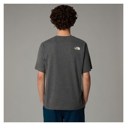 T-Shirt Manches Courtes The North Face Varsity Graphic Gris