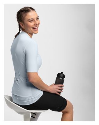 Maillot vélo ultraléger femme Cyclisme SRX Costa Bleu Pâle