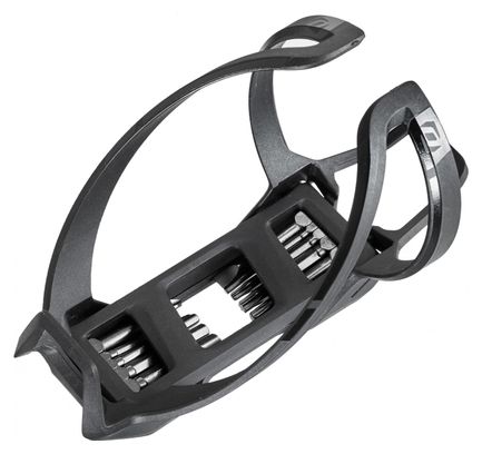 Syncros Coupe Cage iS Portaborraccia Nero + Multi-Tools 10 Funzioni