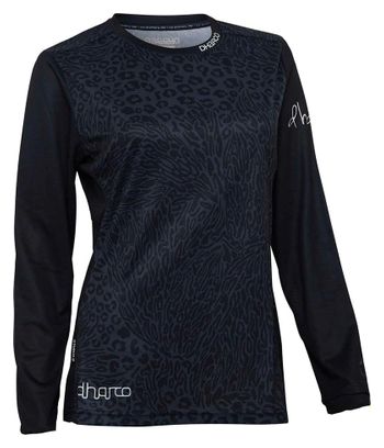 Dharco Jersey de manga larga para mujer Gravity Grey/Black