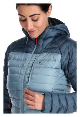 Daunenjacke Damen RAB Microlight Alpine Hellblau