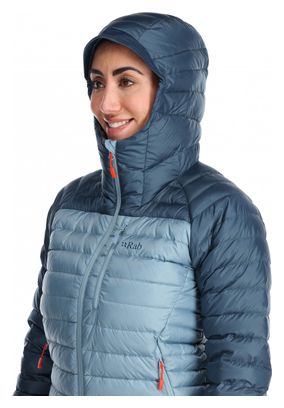 Daunenjacke Damen RAB Microlight Alpine Hellblau