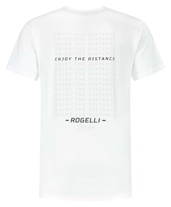 T-Shirt De Sport Manches Courtes Rogelli Pocket T-Shirt - Homme - Blanc